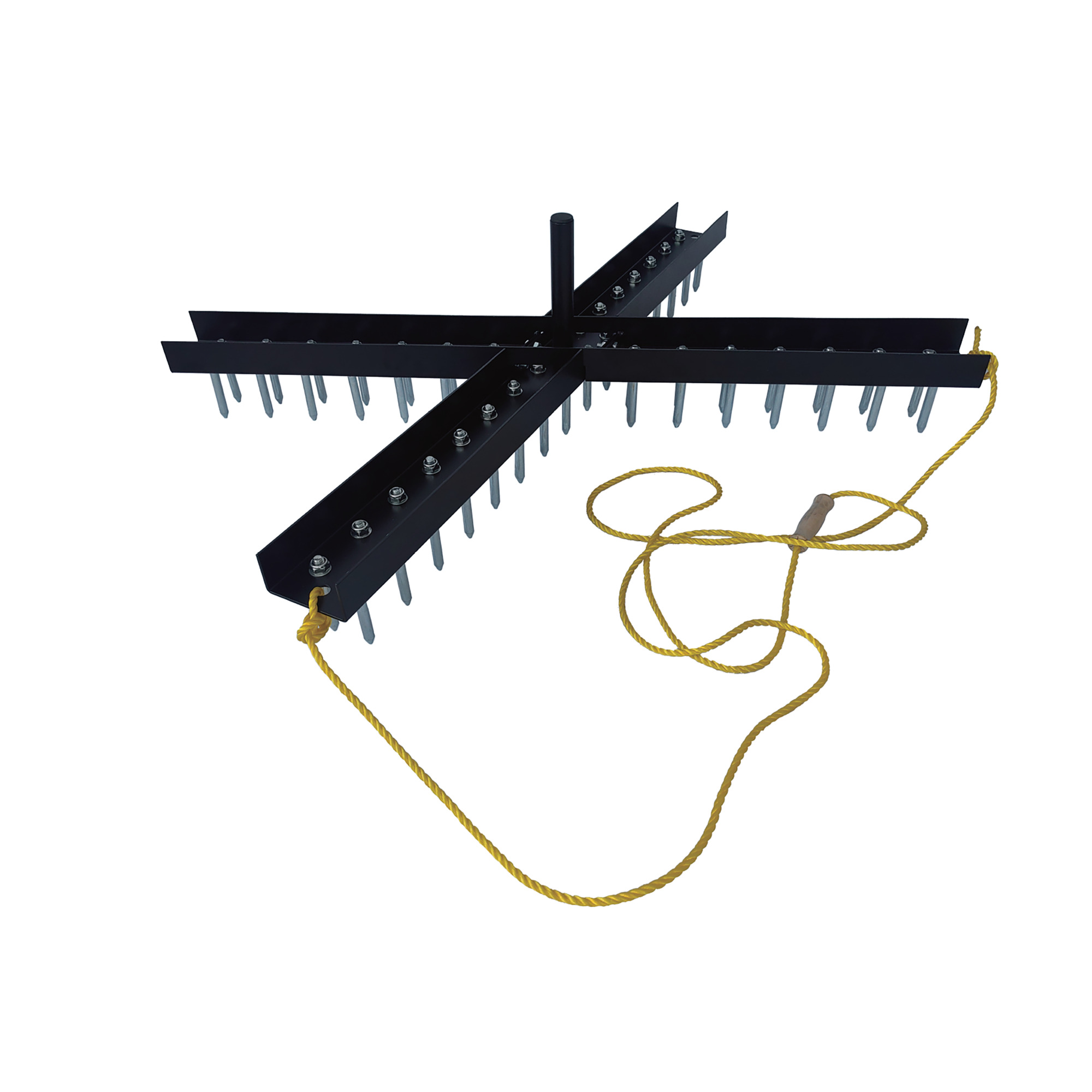 Yard Tuff Cross Drag — 60 Spikes, 5 3/4in. x 1 1/4in. Weight Post, Tow-Rope, Model# YTF-32SDTCL